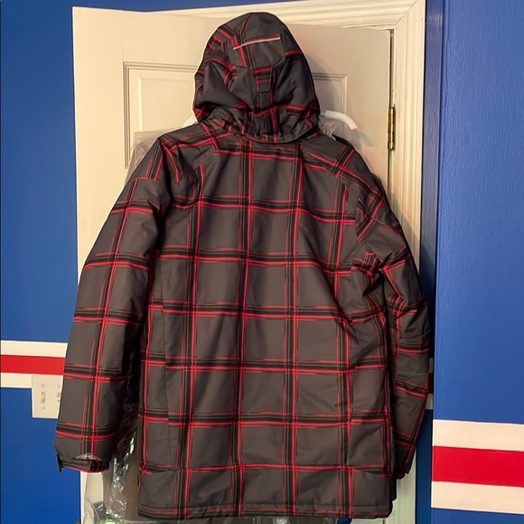 Columbia Gray and Red Plaid Jacket - Picture 4 of 4